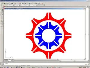 Computer Generated Parts Ready for Cutting