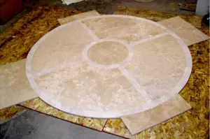 Marble Inlay used in Entry Way