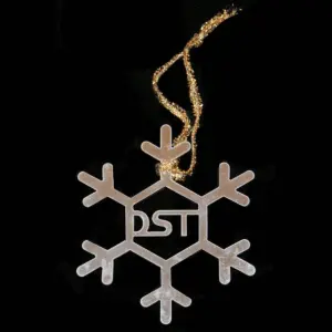 Custom Logo Snowflake Ornament