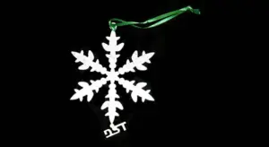 Custom Logo Christmas Bulb Ornament